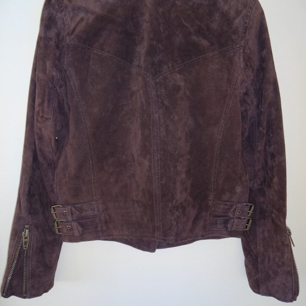 ANTHROPOLOGIE SUEDE MOTO JACKET by BLANK NYC - Picture 5 of 9